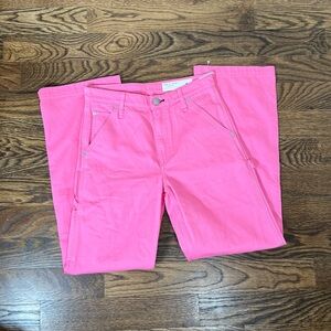 Pink Rag & Bone Wide Leg Women's Jeans